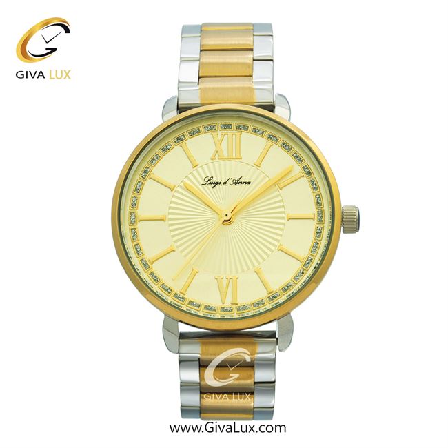 ساعت مچی اورجینال زنانه LdA طلایی-نقره ای | طلایی-نقره ای| طلایی| کد رفرنس 2371